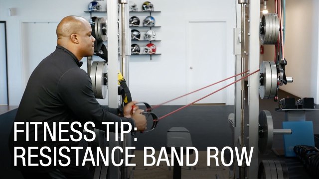 Fitness Tip: Resistance Band Rows