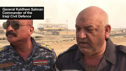 Iraqi forces extinguish fire at sulphur plant torched by IS