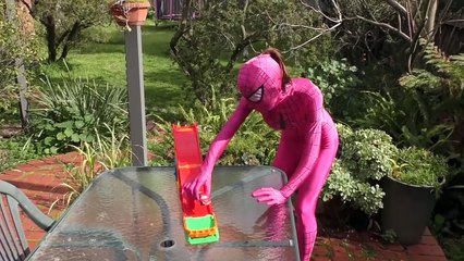 Pink Spidergirl Vs Nail Vs Spiderman! Spidergirl Got Hurt! Superhero Movie In Real Life