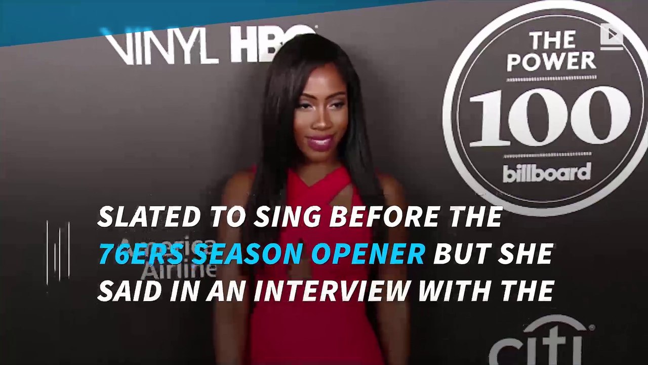 Sevyn Streeter pulled from singing the national anthem over 'We Matter' jersey