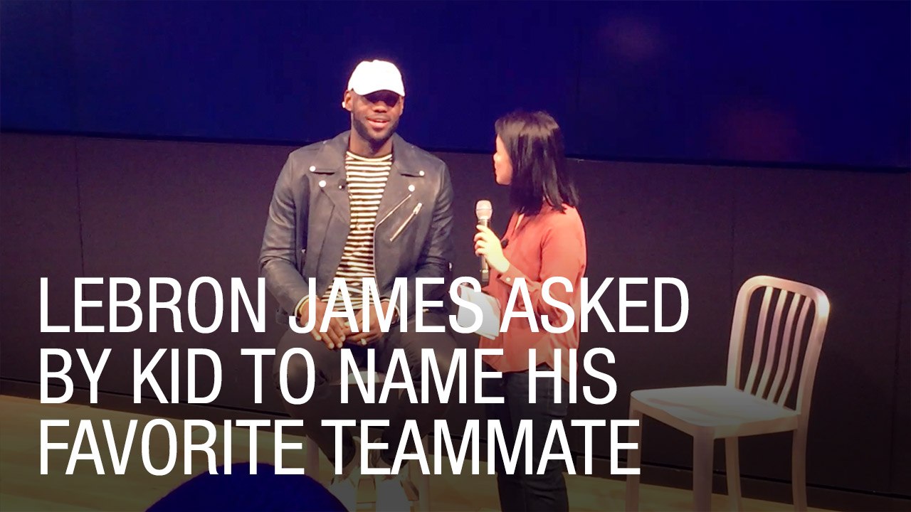 LeBron James Asked by Kid to Name His Favorite Teammate
