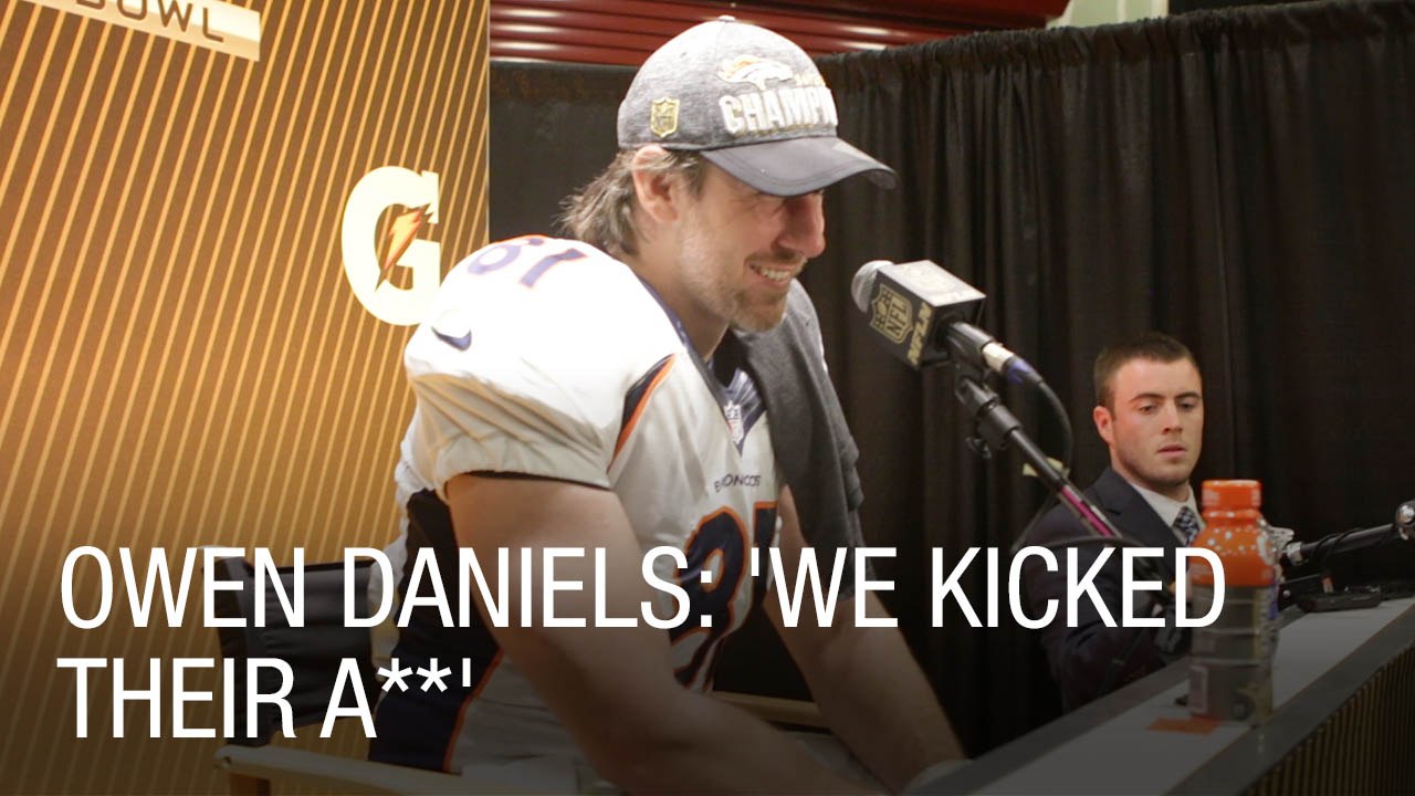 Owen Daniels: 'We Kicked Their A**'