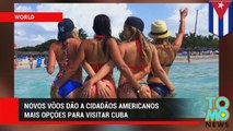 Novos vôos dão a cidadãos americanos mais opções para visitar cuba.