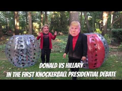 'Donald Trump' Trounces 'Hillary Clinton' in Knockerball