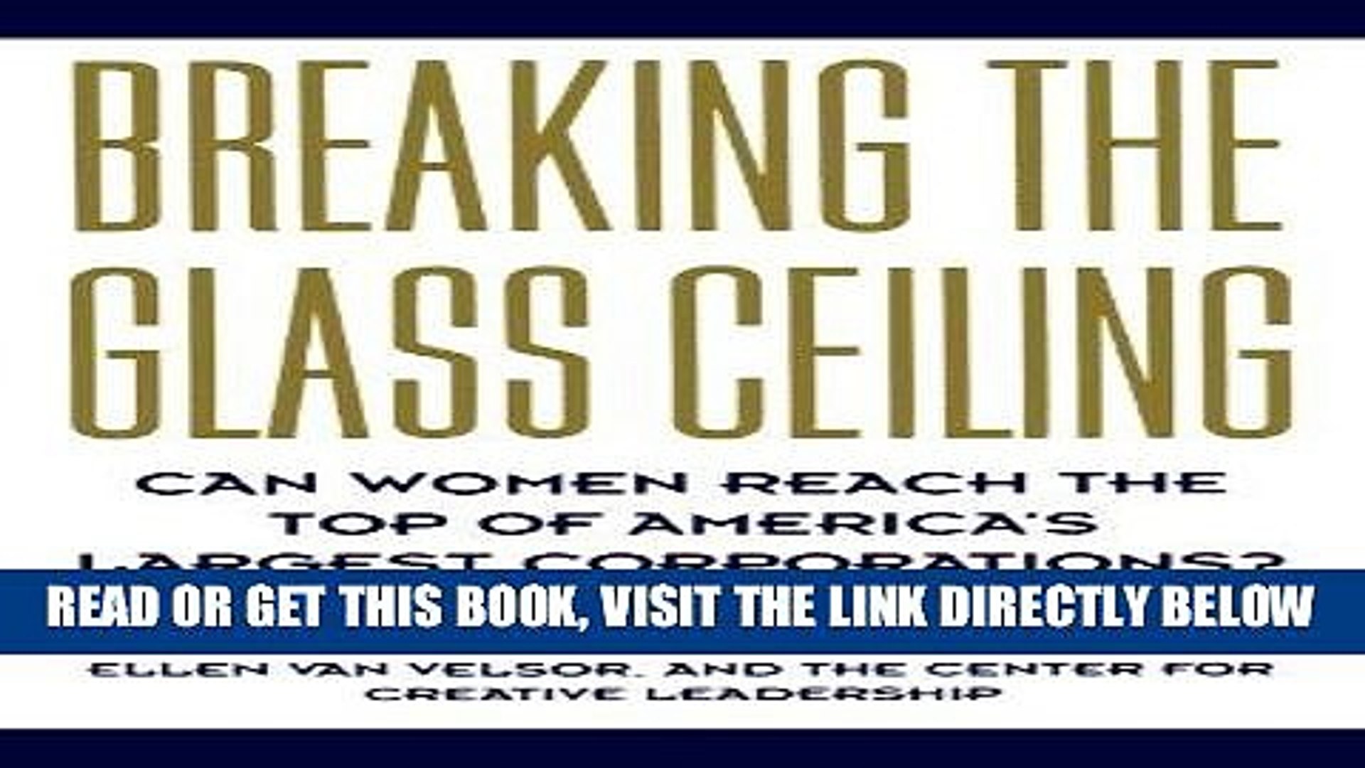 Pdf Breaking The Glass Ceiling Can Women Reach The Top Of