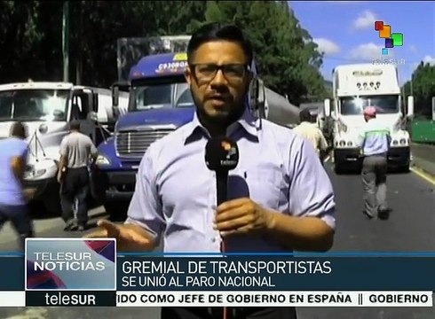 Guatemala: transportistas de carga pesada inician paro nacional