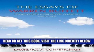 [Free Read] The Essays of Warren Buffett: Lessons for Corporate America Full Online