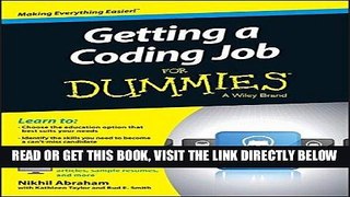 [Free Read] Getting a Coding Job For Dummies Full Download