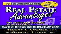 [Free Read] Rich Dad s Real Estate Advantages: Tax and Legal Secrets of Successful Real Estate