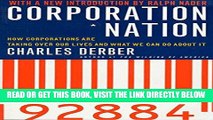 [Free Read] Corporation Nation: How Corporations are Taking Over Our Lives -- and What We Can Do