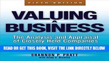 [Free Read] Valuing a Business, 5th Edition: The Analysis and Appraisal of Closely Held Companies