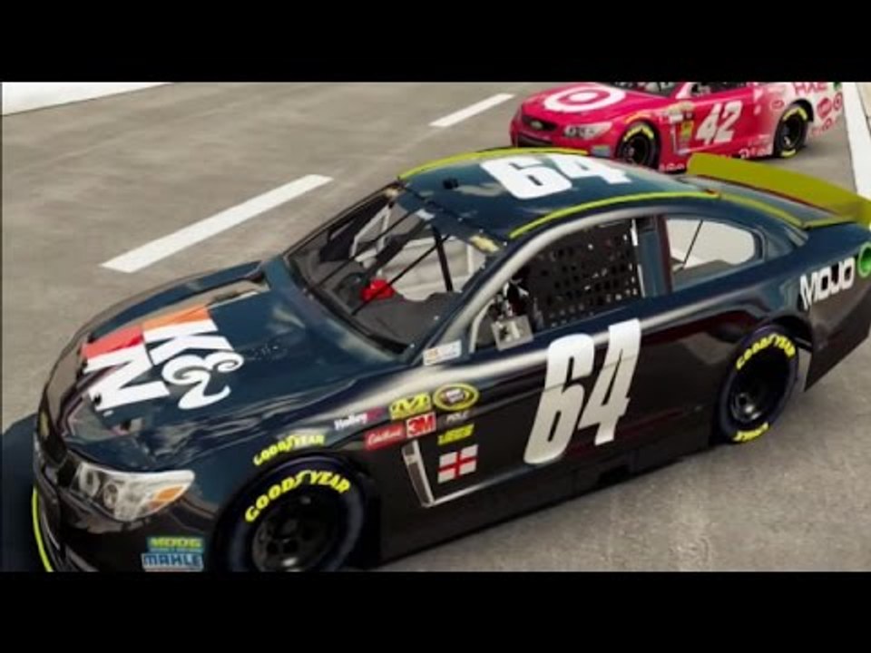 NASCAR 14 PS3 Gameplay - Career Race 5 - Bristol Motor Speedway 100 Laps