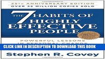 Ebook The 7 Habits of Highly Effective People: Powerful Lessons in Personal Change Free Download
