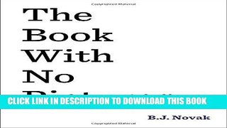 Best Seller The Book with No Pictures Free Read