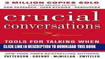 Best Seller Crucial Conversations Tools for Talking When Stakes Are High, Second Edition Free