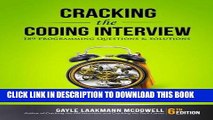 Best Seller Cracking the Coding Interview: 189 Programming Questions and Solutions Free Download