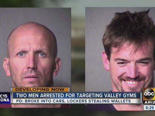 Two arrested for targeting Valley gyms