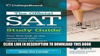 Ebook The Official SAT Study Guide, 2016 Edition Free Read