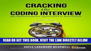 Best Seller Cracking the Coding Interview: 189 Programming Questions and Solutions Free Read