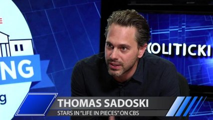 "Life in Pieces" actor Thomas Sadoski, ally to the displaced, unwanted