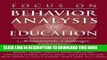 [DOWNLOAD] PDF Focus on Behavior Analysis in Education: Achievements, Challenges,   Opportunities