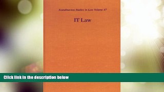 Big Deals  It Law (Scandinavian Studies in Law)  Full Read Best Seller