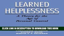 [BOOK] PDF Learned Helplessness: A Theory for the Age of Personal Control Collection BEST SELLER
