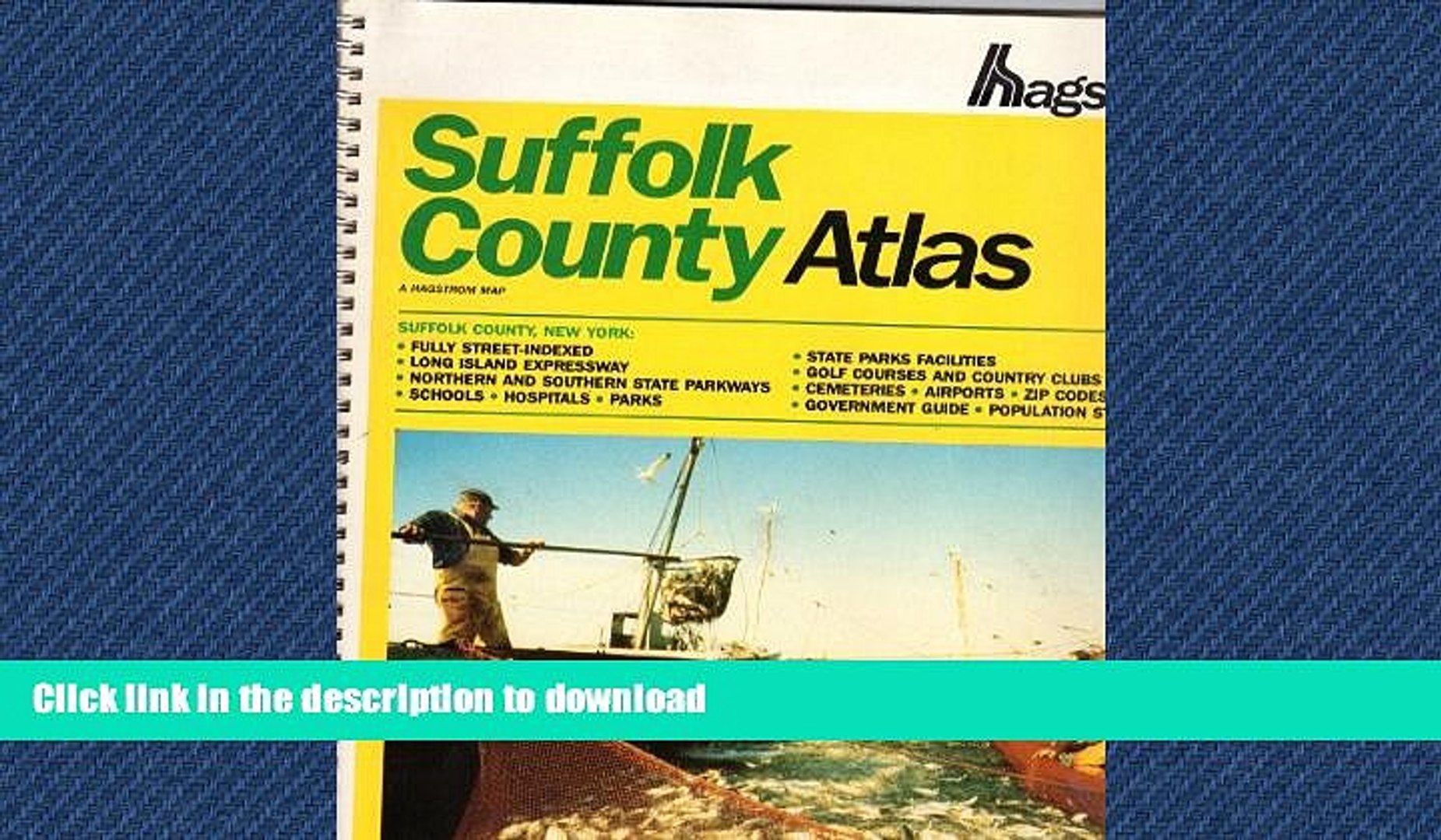 ⁣READ THE NEW BOOK Suffolk County Atlas: sixth Large Scale Edition (Hagstrom Suffolk County Atlas