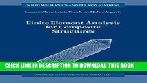 Best Seller Finite Element Analysis for Composite Structures (Solid Mechanics and Its