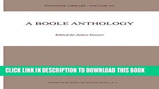 Best Seller A Boole Anthology - Recent and Classical Studies in the Logic of George Boole
