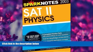 Popular Book SAT II Physics (SparkNotes Test Prep)