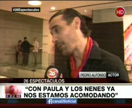 Pedro nota en 26 espectáculos - 22 de Octubre