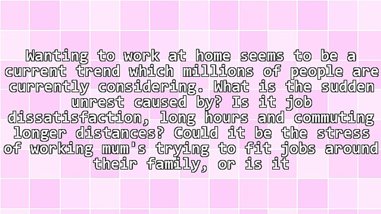 Develop Online Success and Work at Home