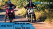 Pulsar RS 200 vs KTM Duke 200 - Drag Race | MotorBeam