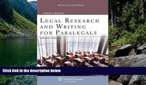 Big Deals  Legal Research   Writing for Paralegals Seventh Edition (Aspen College)  Best Seller