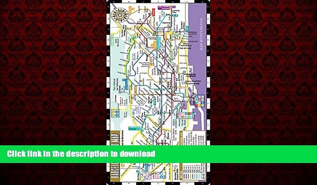 FAVORIT BOOK Streetwise Barcelona Metro Map - Laminated Metro Map of Barcelona Spain - Folding