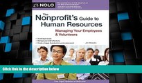 Big Deals  The Nonprofit s Guide to Human Resources: Managing Your Employees   Volunteers  Best