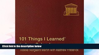 Must Have  101 Things I Learned in Law School  Premium PDF Online Audiobook