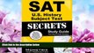 Choose Book SAT U.S. History Subject Test Secrets Study Guide: SAT Subject Exam Review for the SAT