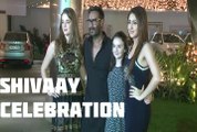 Ajay Devgn Out For Dinner With Shivaay Beauties!