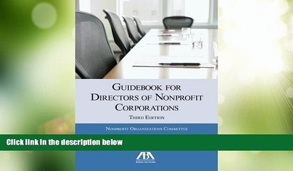 Big Deals  Guidebook for Directors of Nonprofit Corporations  Best Seller Books Best Seller