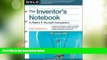 Big Deals  Inventor s Notebook: A Patent It Yourself Companion  Full Read Best Seller