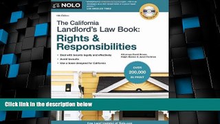 Big Deals  The California Landlord s Law Book: Rights   Responsibilities  Full Read Most Wanted