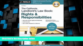 Big Deals  The California Landlord s Law Book: Rights   Responsibilities  Full Read Most Wanted