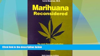 Big Deals  Marihuana Reconsidered  Full Read Most Wanted