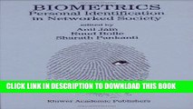 Ebook Biometrics: Personal Identification in Networked Society (The Springer International Series