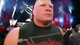 2016 Goldberg and Brock Lesnar returns Brock Lesnar face to face with Goldberg F