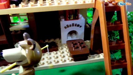 Свинка Пеппа Мультики с игрушками - ПОЖАР в доме Миши Peppa Pig Masha and the Bear Серия 82