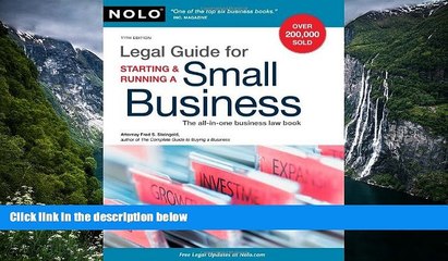 Big Deals  Legal Guide for Starting   Running a Small Business  Best Seller Books Best Seller