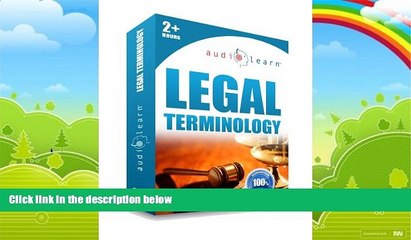 Big Deals  Legal Terminology AudioLearn - The 500 Legal Terms You Must Know!  Best Seller Books